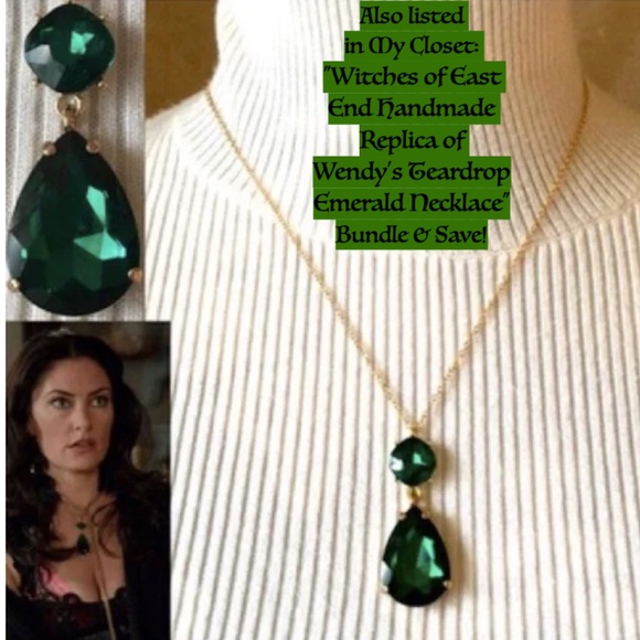 Witches of East End Handmade Replica of Wendy’s Double Ruby Teardrop Necklace - Picture 15 of 15